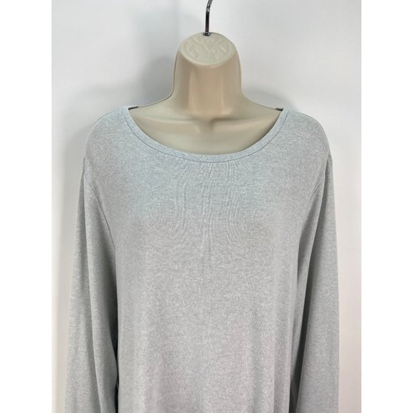 Loft Plus sz 20/22 Gray Pullover Sweater Side Tie NWT - Picture 4 of 6